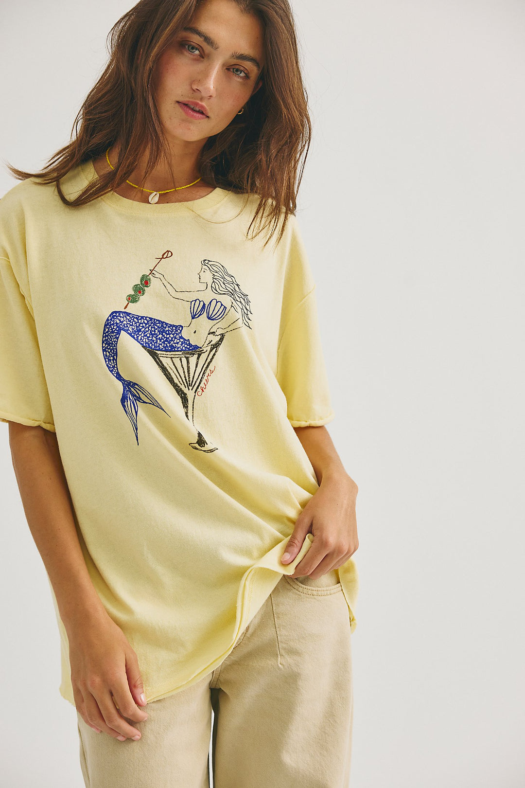 FREE PEOPLE Best Coast Oversized Tee-The Shop Laguna Beach