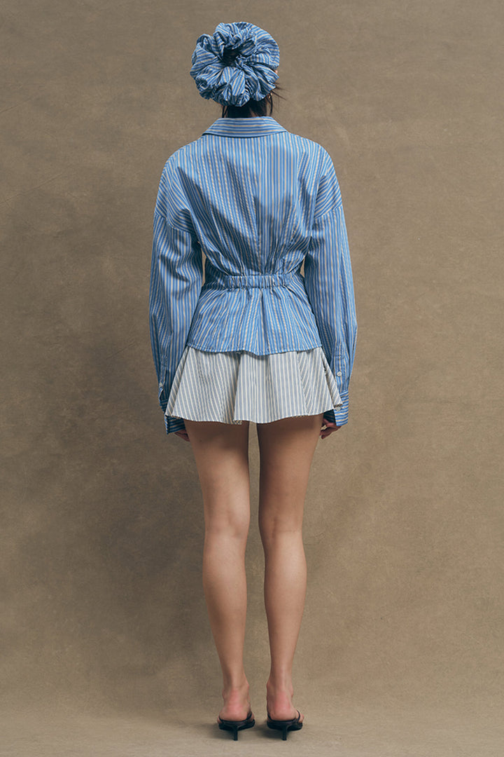 MAUDE CLUB Hadley Tailored Long Sleeve Shirt-The Shop Laguna Beach
