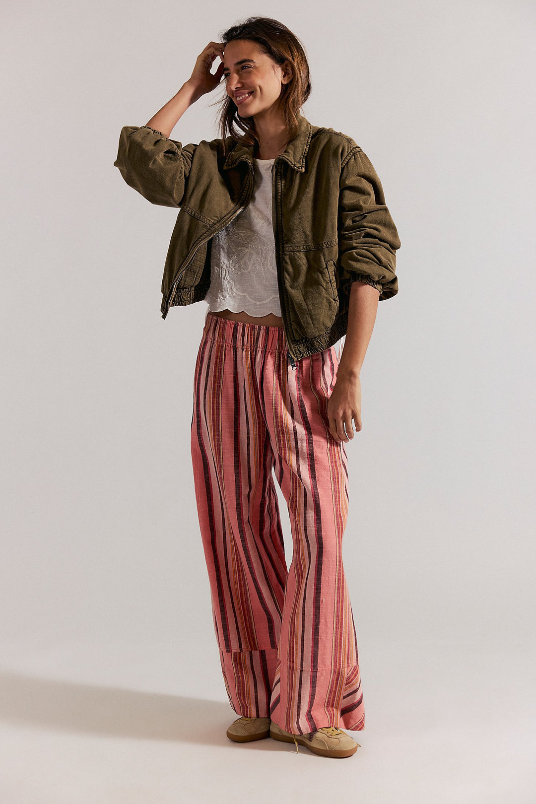 FREE PEOPLE Days End Striped Linen Pant-The Shop Laguna Beach