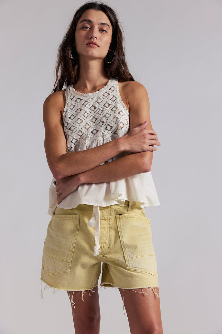 FREE PEOPLE Moxie Barrel Shorts-The Shop Laguna Beach