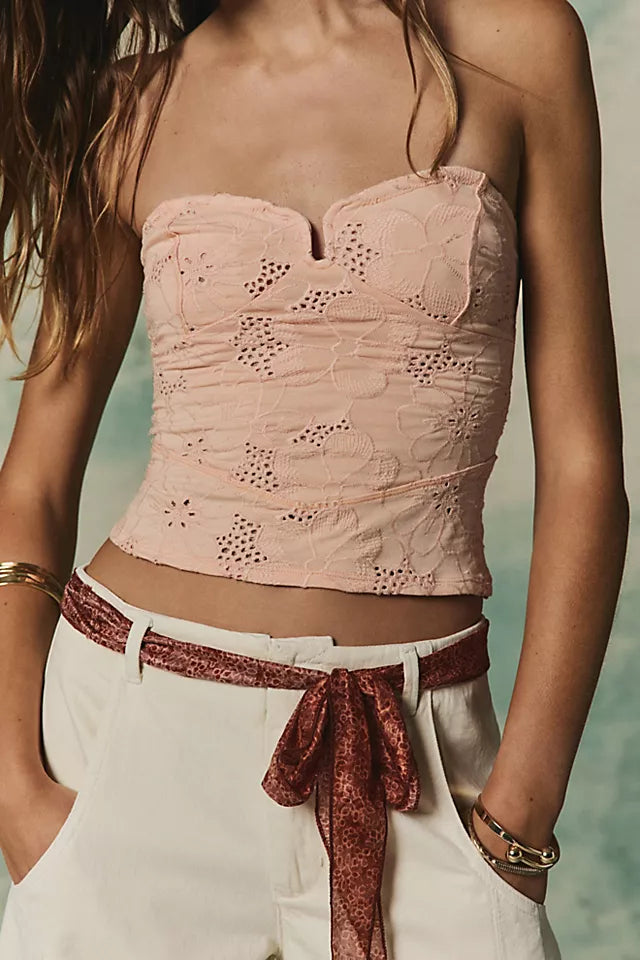 FREE PEOPLE Ever Afternoon Textured Tube Top-The Shop Laguna Beach