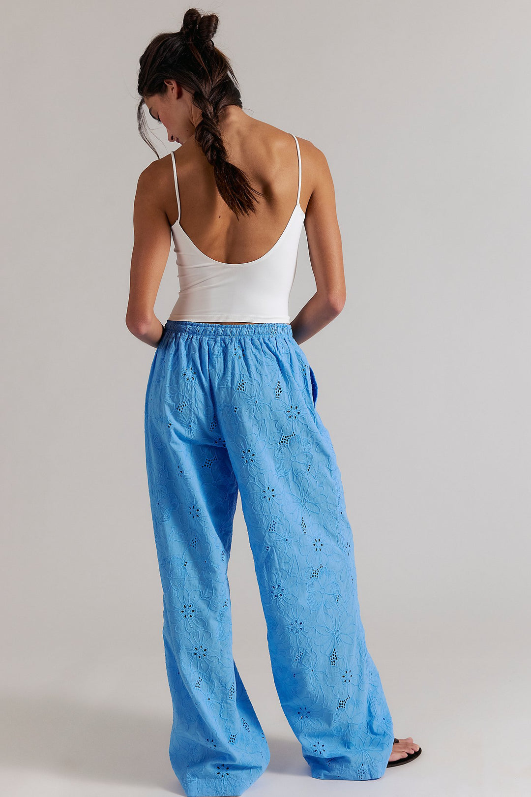FREE PEOPLE Day Drift Eyelet Pant-The Shop Laguna Beach