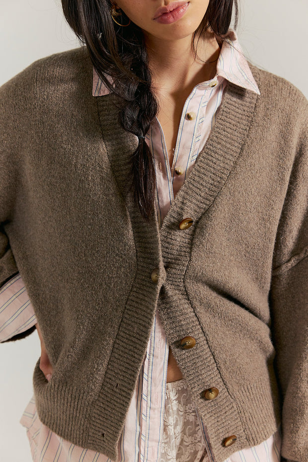 FREE PEOPLE Cool of the Night Cardigan Sweater-The Shop Laguna Beach