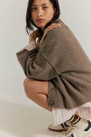 FREE PEOPLE Cool of the Night Cardigan Sweater-The Shop Laguna Beach