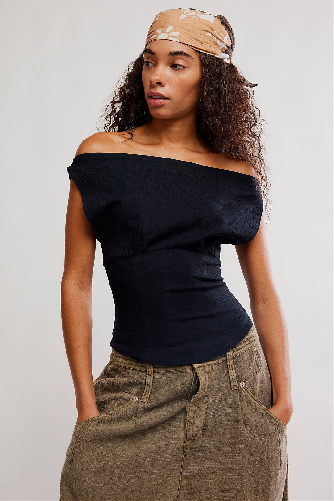 FREE PEOPLE Harper Off-Shoulder Top-The Shop Laguna Beach