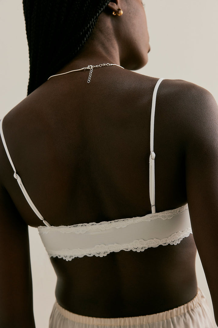 FREE PEOPLE Charlie Lace Microfiber V Bralette - More Colors Available