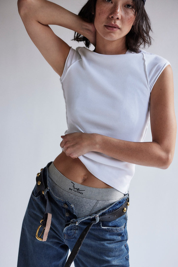 FREE PEOPLE Ever Had Rib Tee