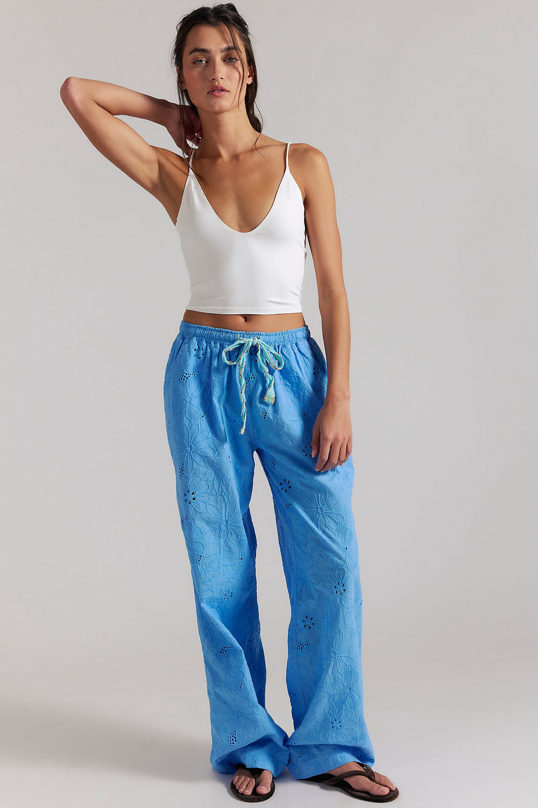 FREE PEOPLE Day Drift Eyelet Pant-The Shop Laguna Beach