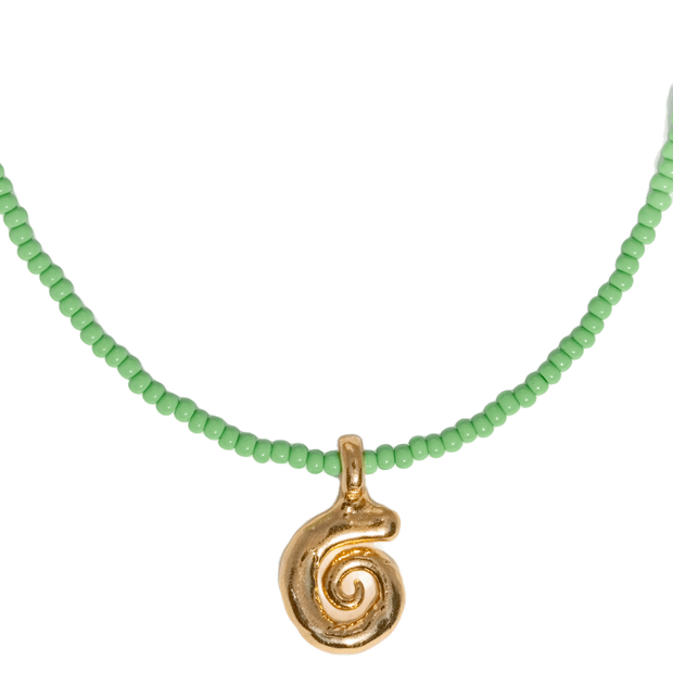 RAUW Vacation 24KT Lime Necklace-The Shop Laguna Beach