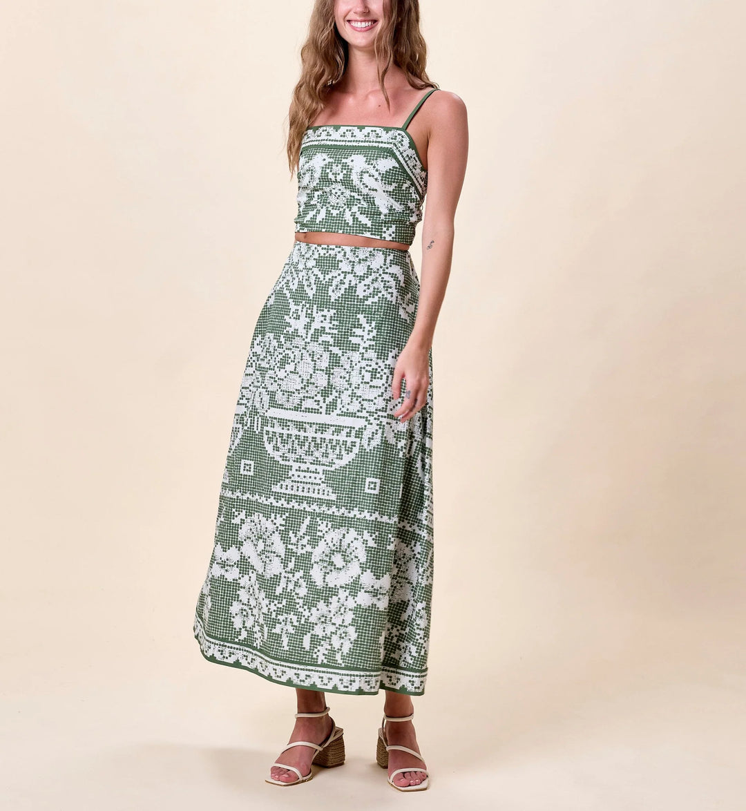 CLEOBELLA Jasmine Ankle Skirt-The Shop Laguna Beach