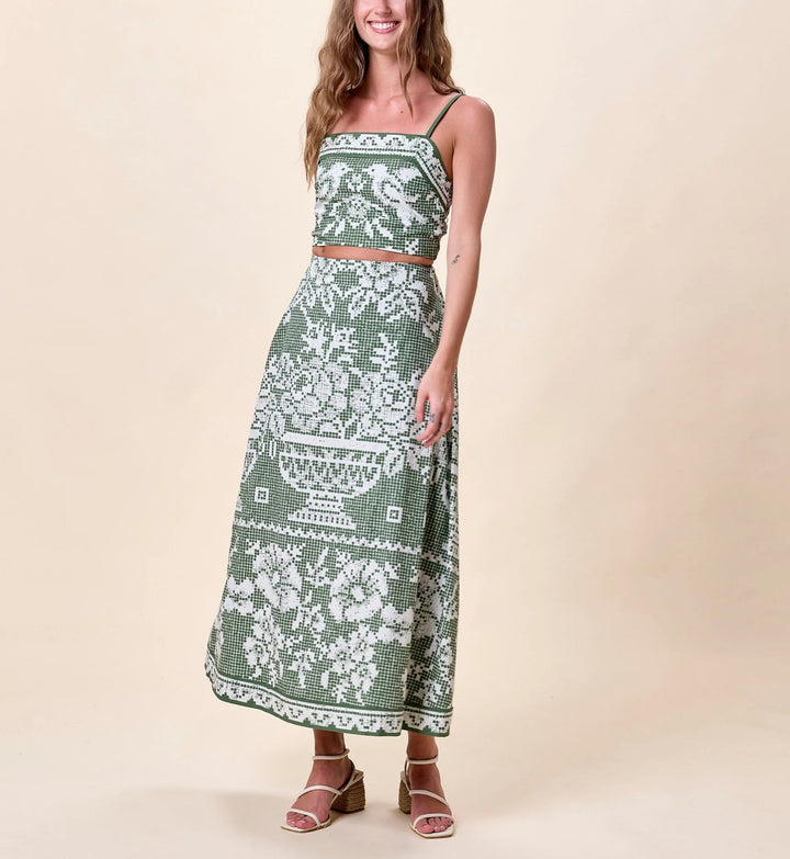 CLEOBELLA Jasmine Ankle Skirt-The Shop Laguna Beach