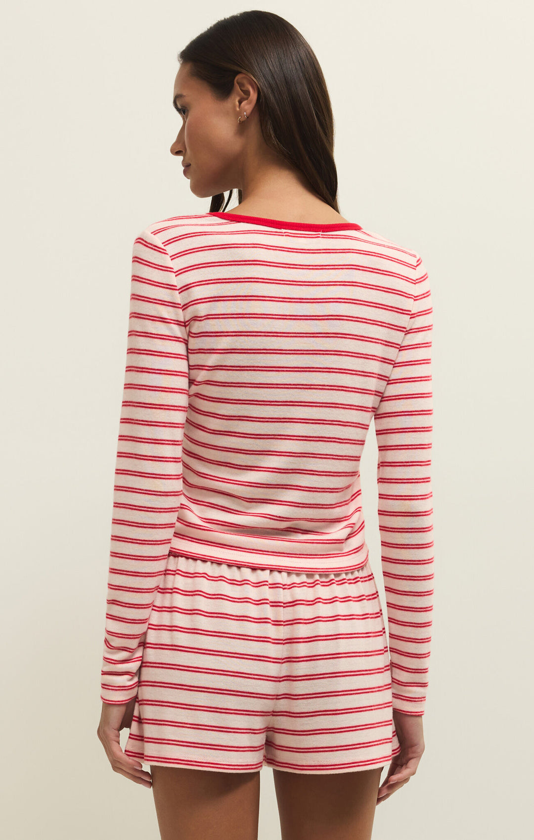 Z SUPPLY Night In Stripe Long Sleeve Tee-The Shop Laguna Beach