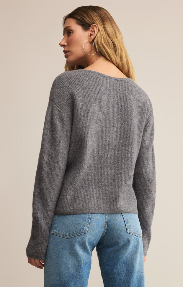 Z SUPPLY Emile V-Neck Cardigan Sweater-The Shop Laguna Beach