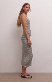 Z SUPPLY <br> Brooks Stripe Midi Dress-The Shop Laguna Beach