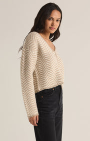 Z SUPPLY Naomi Herringbone Cardigan-The Shop Laguna Beach