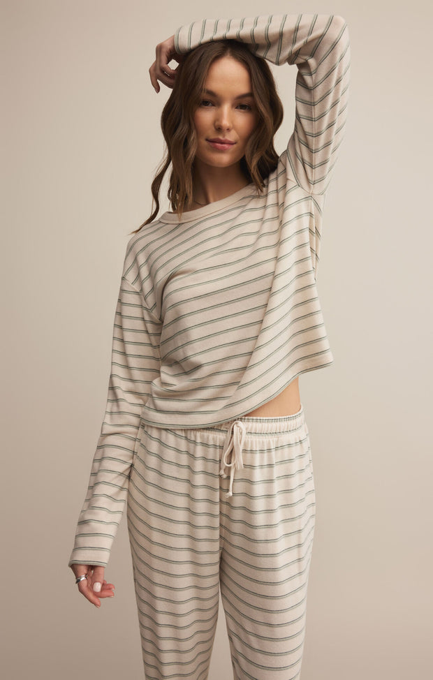 Z SUPPLY Laid Back Stripe Knit Top-The Shop Laguna Beach
