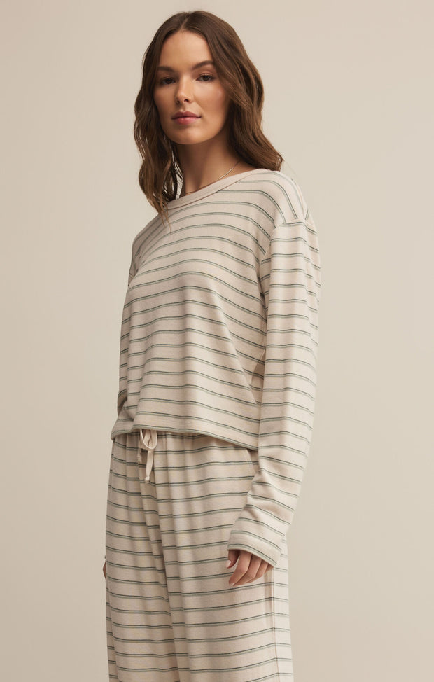 Z SUPPLY Laid Back Stripe Knit Top-The Shop Laguna Beach