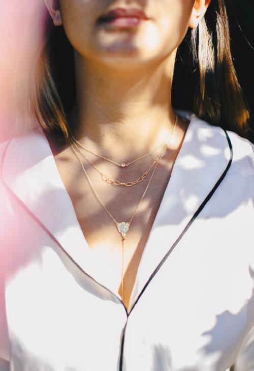 MAY MARTIN  CZ Gold Fill Choker - The Shop Laguna Beach