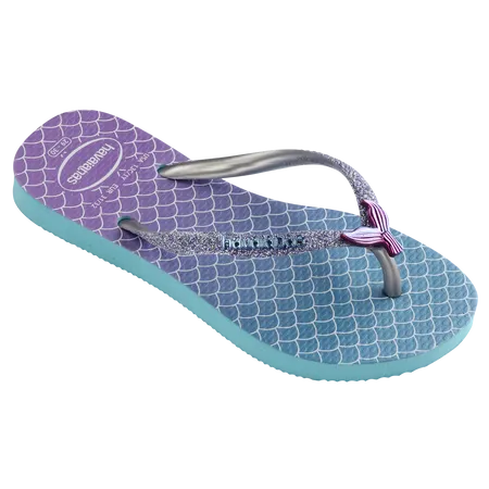 HAVAIANAS KIDS <br> Slim Glitter Mermaid Sandal-The Shop Laguna Beach