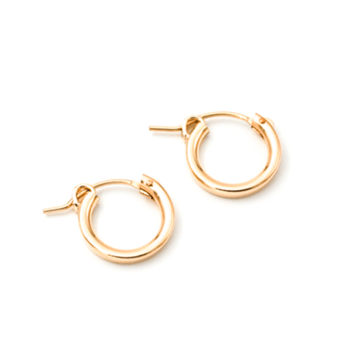 MAY MARTIN  XS Hinge Hoops - The Shop Laguna Beach
