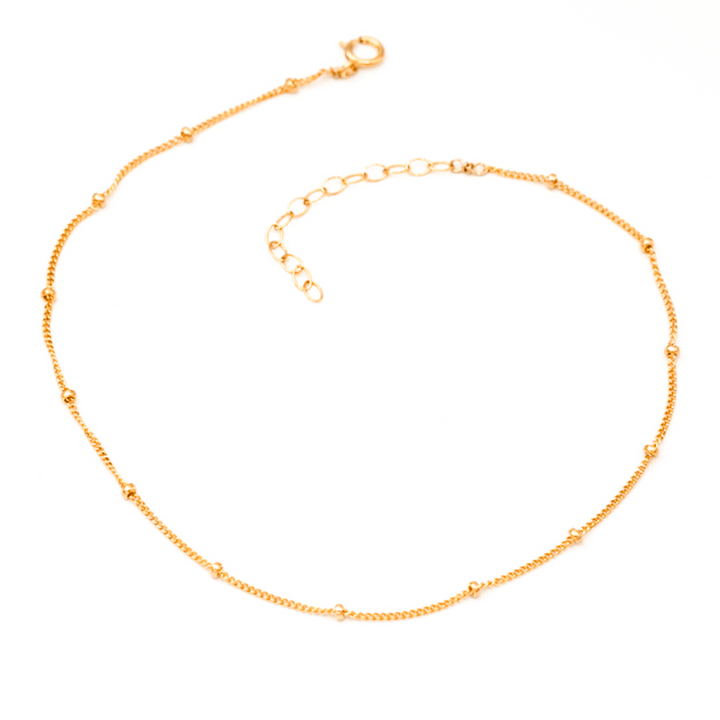 MAY MARTIN  Dotted Chain Anklet - The Shop Laguna Beach
