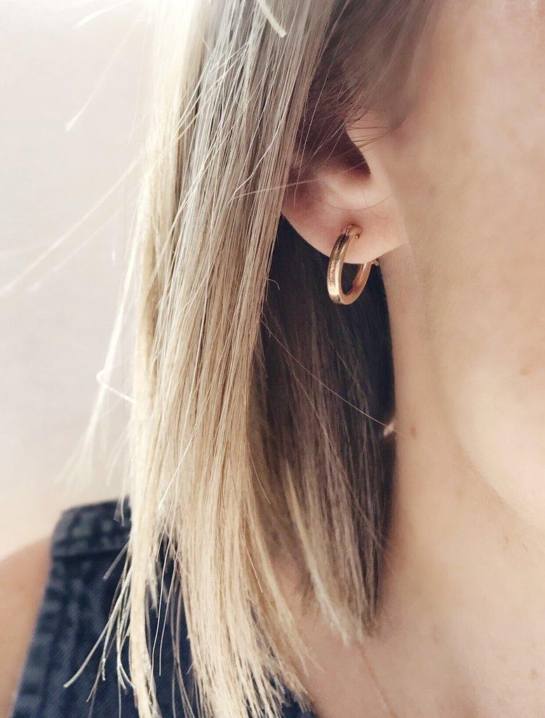 MAY MARTIN  XS Hinge Hoops - The Shop Laguna Beach