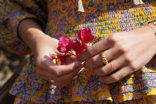MAY MARTIN  C'est Gold Plated Ring - The Shop Laguna Beach