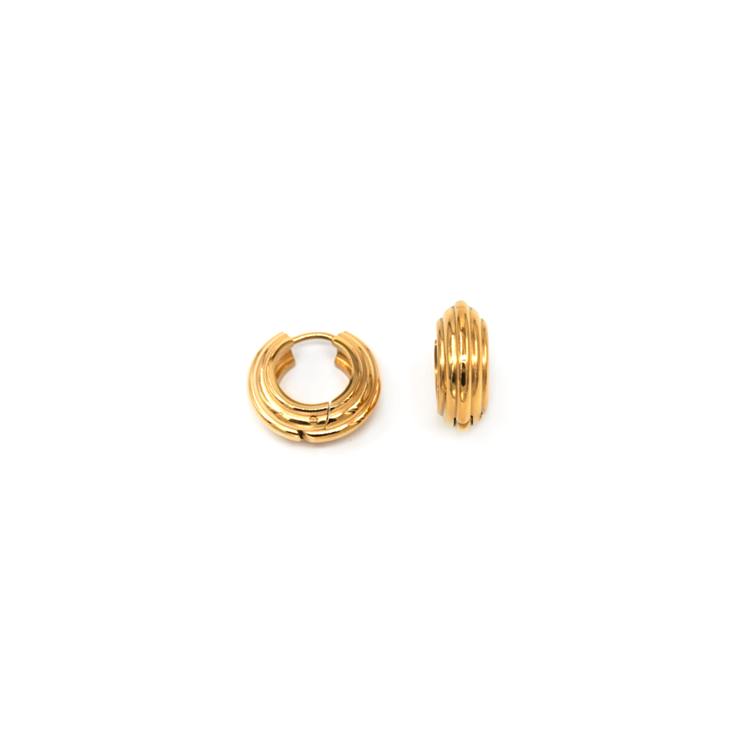 MAY MARTIN <br> Cassidy Mini Hoops-The Shop Laguna Beach