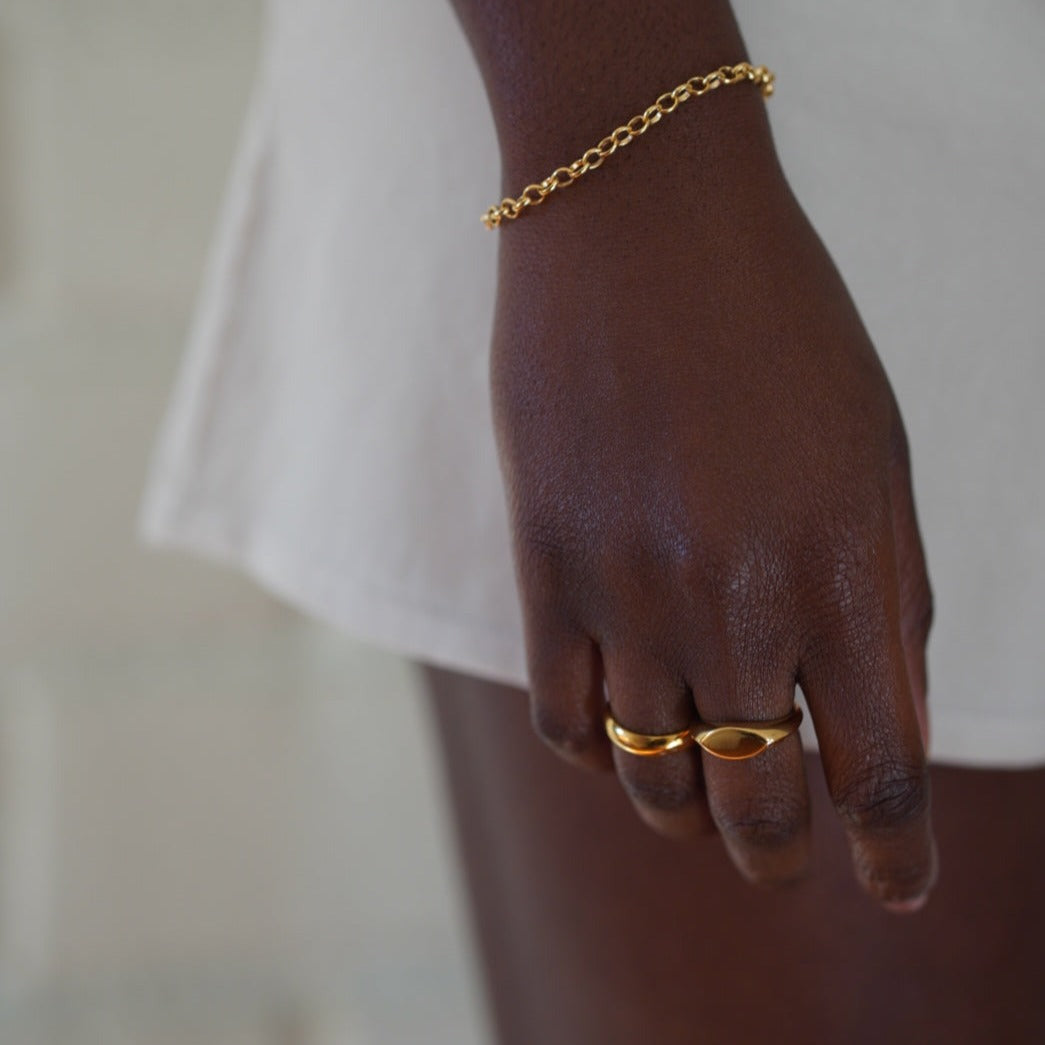 MAY MARTIN <br> Jaci Gold Ring-The Shop Laguna Beach