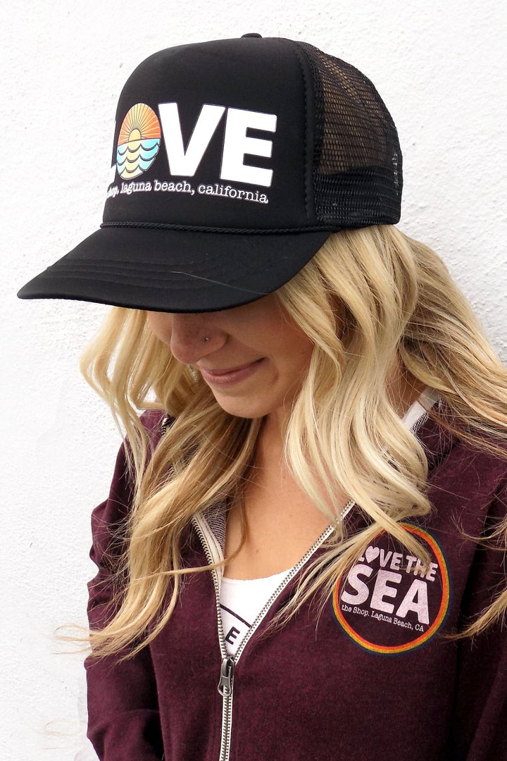 LOVE THE SEA  Original Trucker Hat  (More Colors Available)  - The Shop Laguna Beach