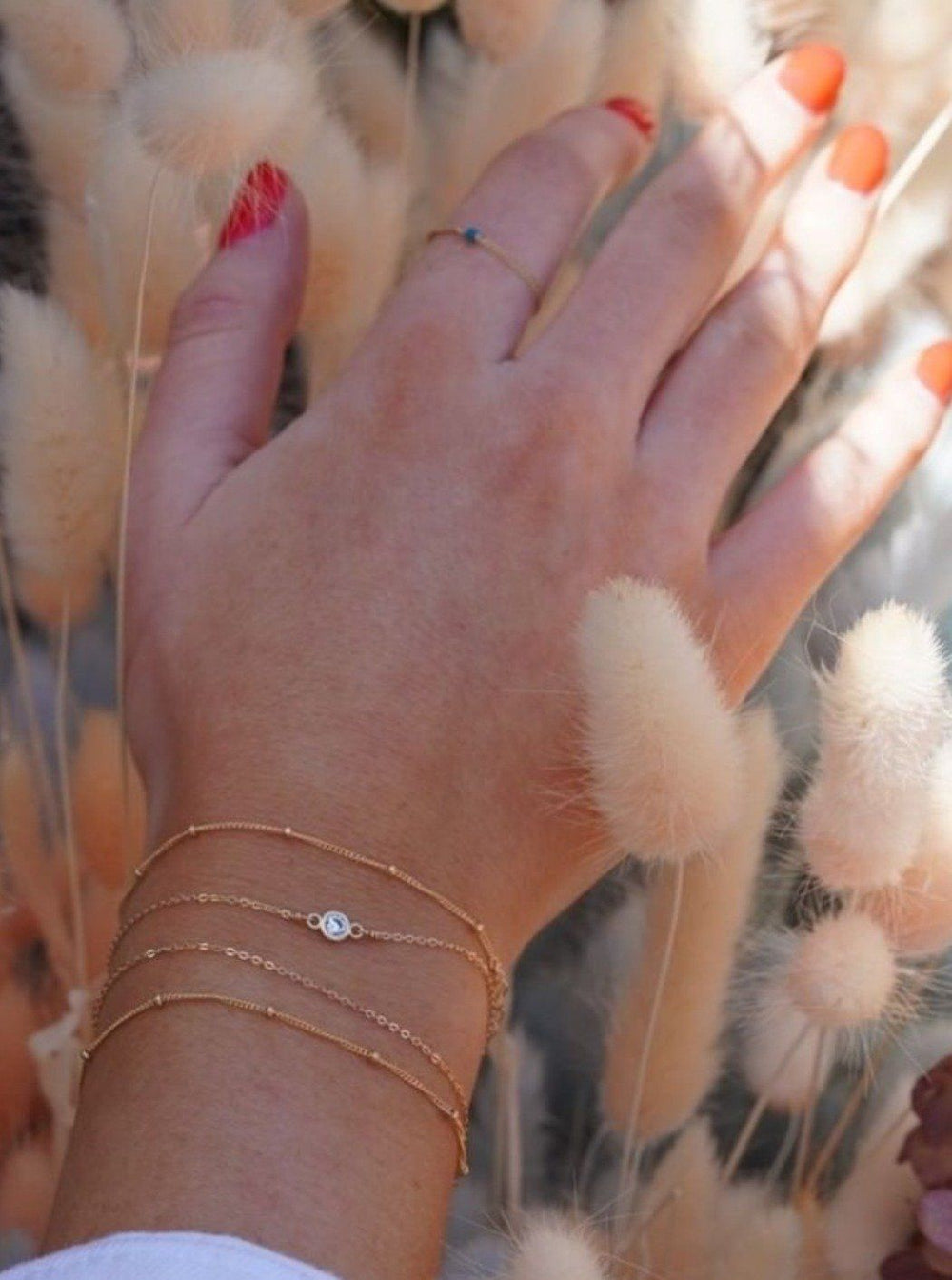 MAY MARTIN  GF Dotted Bracelet - The Shop Laguna Beach