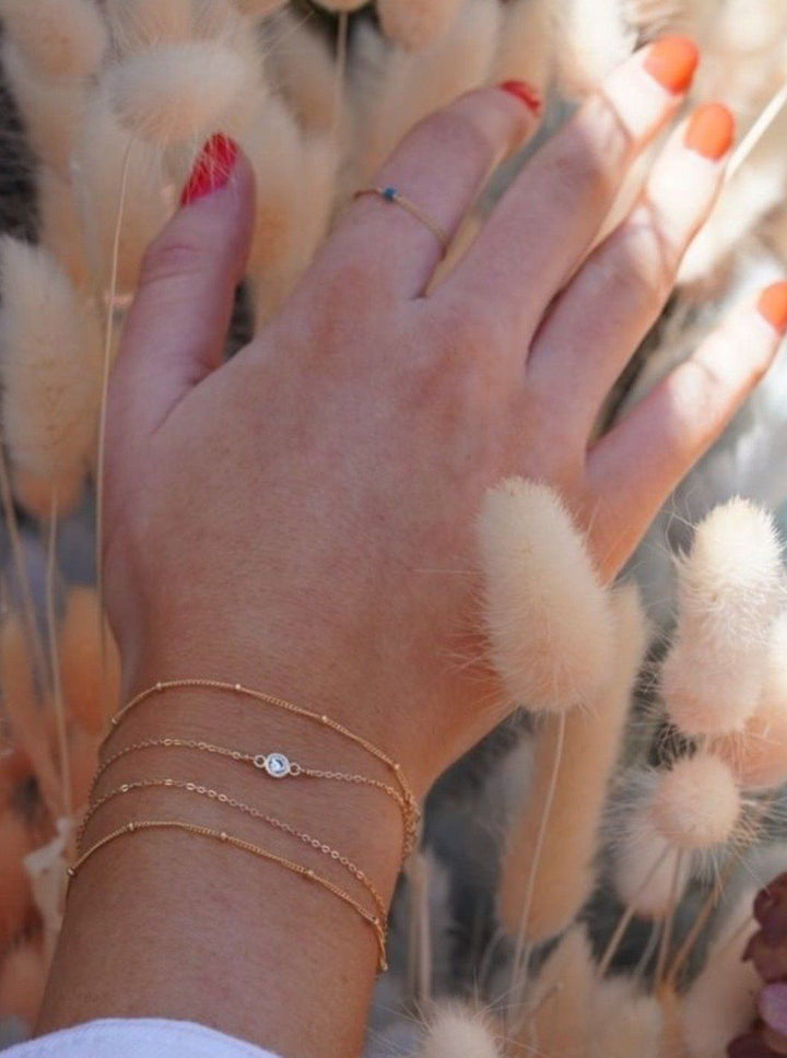MAY MARTIN  GF Dotted Bracelet - The Shop Laguna Beach