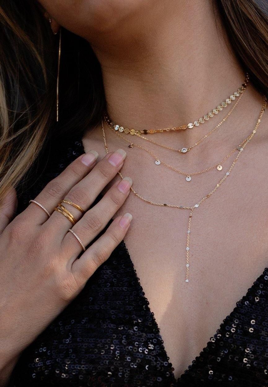 MAY MARTIN  Samantha Lariat Necklace - The Shop Laguna Beach