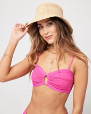 LSPACE <br> Isadora Straw Bucket Hat-The Shop Laguna Beach