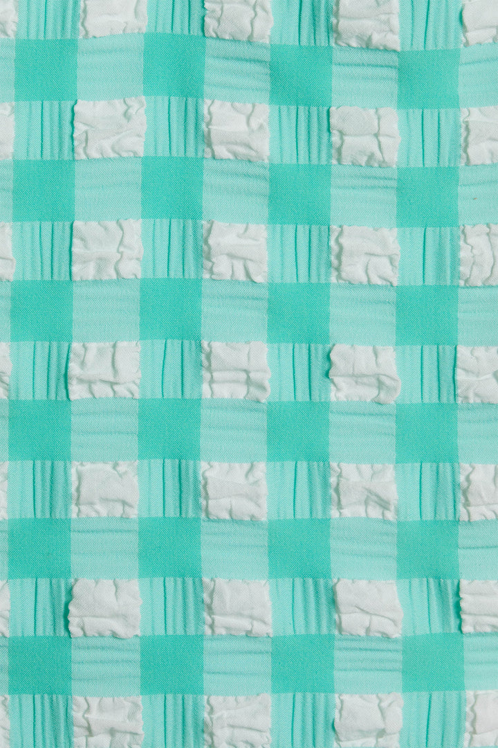 VITAMIN A <br> Ellie Gingham Tie-Side Bottom-The Shop Laguna Beach