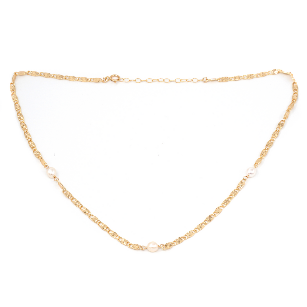 MAY MARTIN <br> Sonny Pearl Necklace-The Shop Laguna Beach