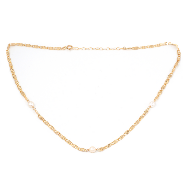 MAY MARTIN <br> Sonny Pearl Necklace-The Shop Laguna Beach