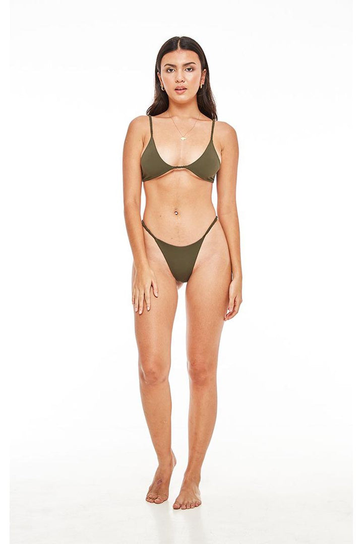 INDAH <br> Girl Crush Solid Bralette Top-The Shop Laguna Beach