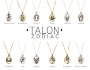 TALON NYC <BR> 14kt Gold-Plated Pendant Zodiac Necklace - The Shop Laguna Beach