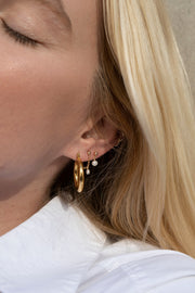 MAY MARTIN <br> Paloma Post Pearl Earrings-The Shop Laguna Beach