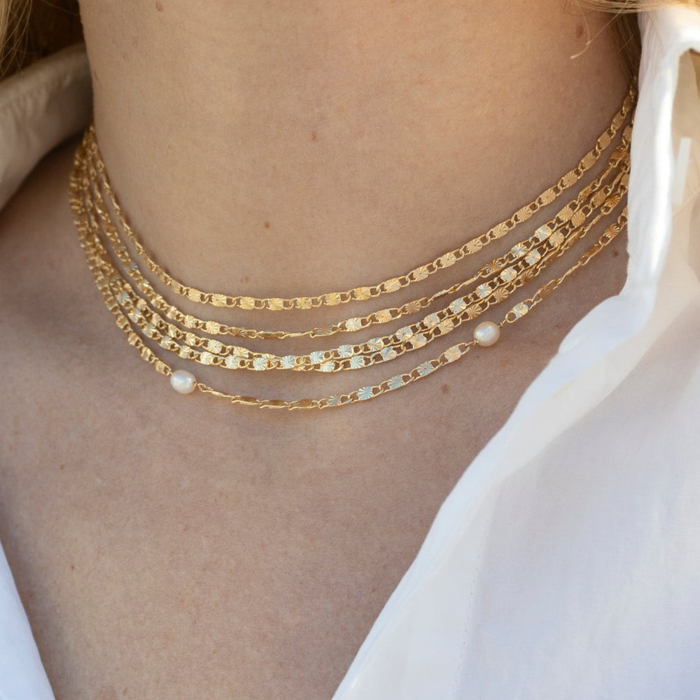 MAY MARTIN <br> Sonny Pearl Necklace-The Shop Laguna Beach