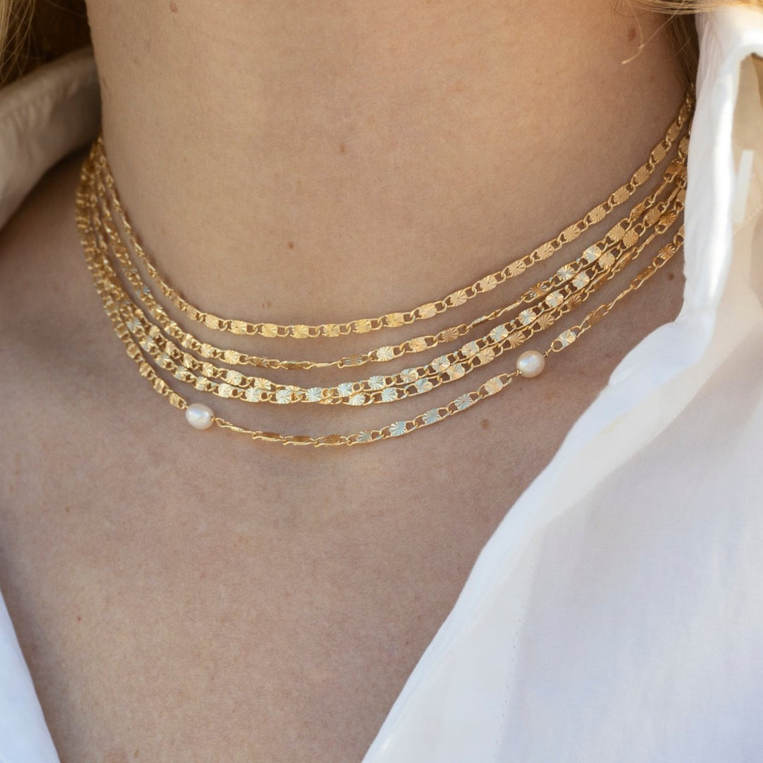 MAY MARTIN <br> Sonny Pearl Necklace-The Shop Laguna Beach