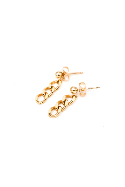 MAY MARTIN  Three Link Earrings - The Shop Laguna Beach