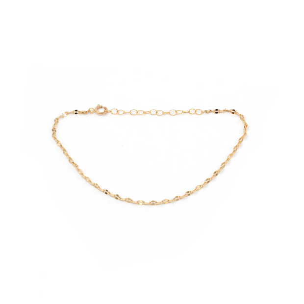 MAY MARTIN <br> Golden Chain Bracelet-The Shop Laguna Beach