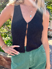 KEEN THE LABEL <br> Bylthe Knit Open Tank <br><small><i> (More Colors Available) </small></i>-The Shop Laguna Beach