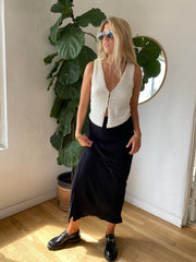 KEEN THE LABEL Bylthe Knit Open Tank - More Colors Available-The Shop Laguna Beach