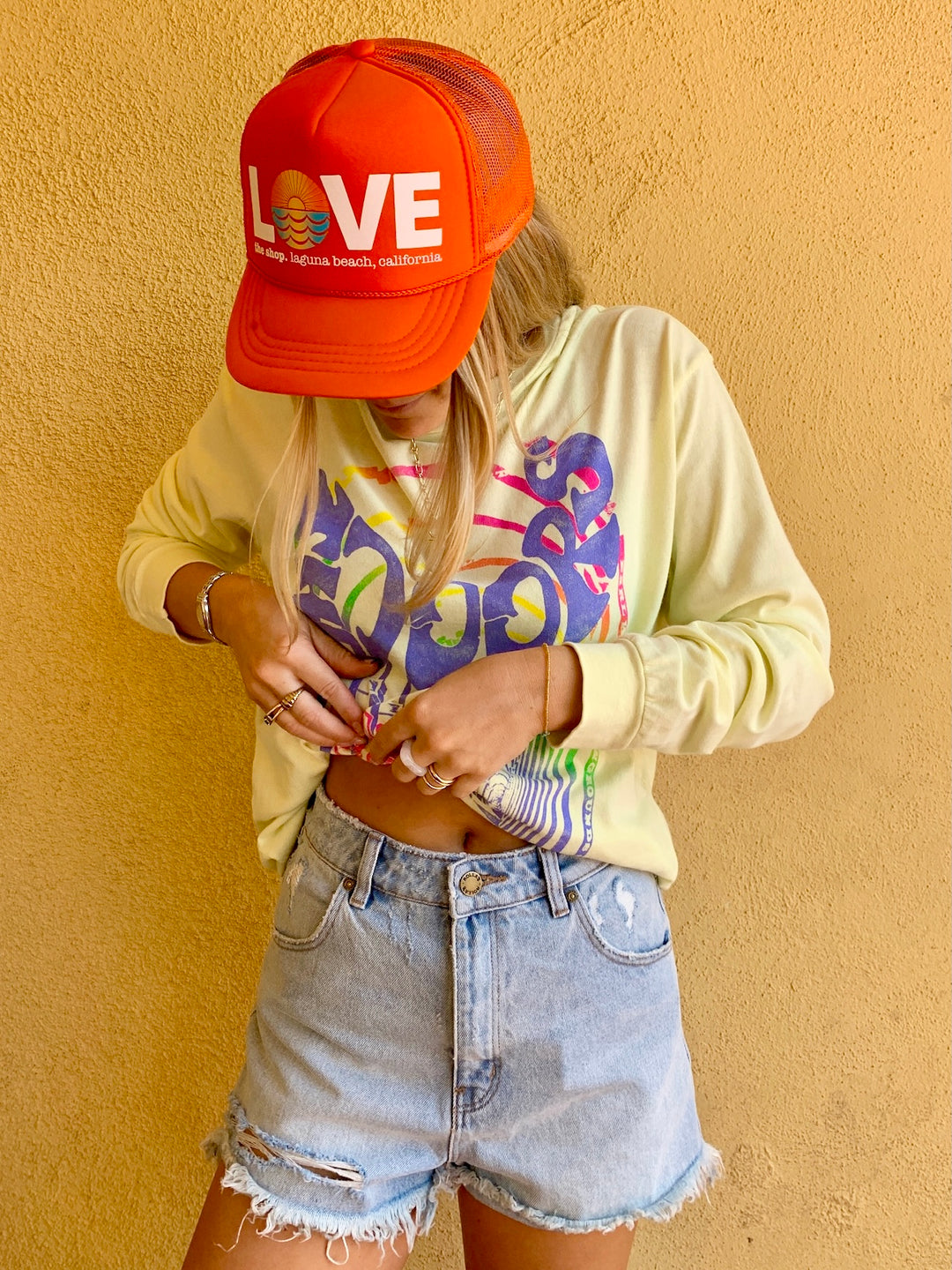 LOVE THE SEA <BR> Original Trucker Hat <br><small><i> (More Colors Available) </small></i>-The Shop Laguna Beach