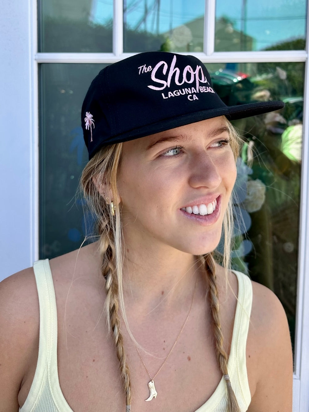 THE SHOP CLASSIC <br> Embroidered Classic Ball Cap <br><small><i> (More Colors Available) </small></i>-The Shop Laguna Beach
