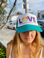 LOVE THE SEA <BR> Original Trucker Hat <br><small><i> (More Colors Available) </small></i>-The Shop Laguna Beach