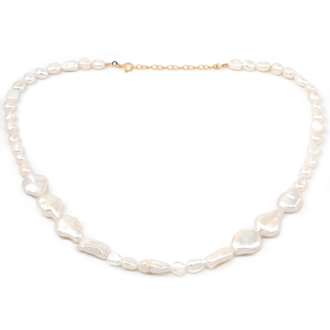 MAY MARTIN <br> Monika Pearl Necklace-The Shop Laguna Beach